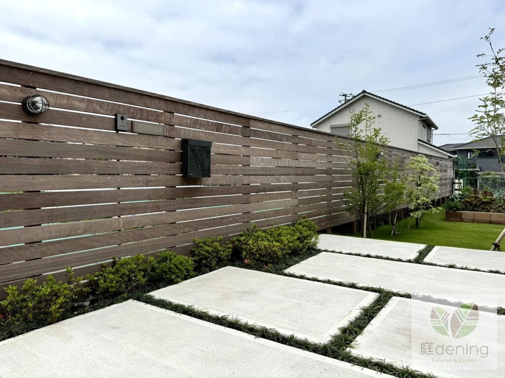 横須賀市 目隠しフェンス ウッドフェンス イタウバ