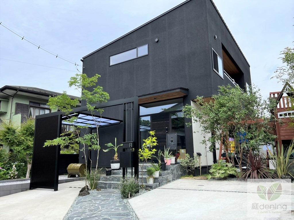 神奈川県横浜市　新築外構　デザイン