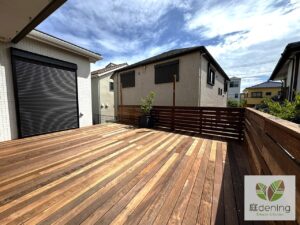 ウッドデッキ　アイアンウッド